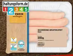 nahkauf Rewe Regional Schweine-Bratwurst Angebot