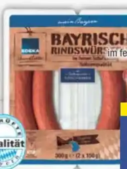 E-Center Edeka Heimatliebe Bayrische Rindswürstchen Angebot