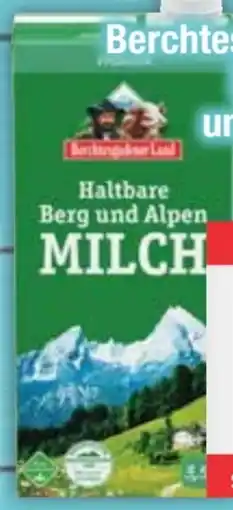 E-Center Berchtesgadener Land Haltbare Berg und Alpen-Milch Angebot