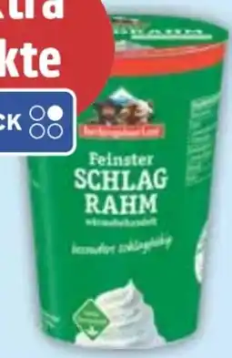 E-Center Berchtesgadener Land Feinster Schlagrahm Angebot