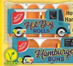 E-Center Gut & Günstig Hot Dog Rolls Vegan Angebot