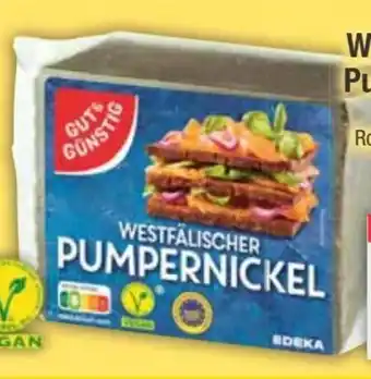E-Center Gut & Günstig Pumpernickel Angebot