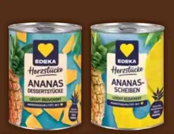 E-Center Edeka Herzstücke Ananas Scheiben Angebot