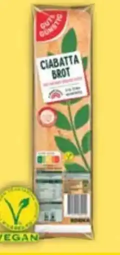 E-Center Gut & Günstig Ciabatta Brötchen Vegan Angebot