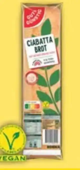 E-Center Gut & Günstig Ciabatta Brötchen Vegan Angebot