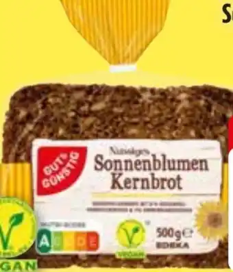 Edeka Gut & Günstig Sonnenblumen Kernbrot Vegan Angebot