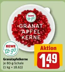 REWE Center Rewe to go Granatapfelkerne Angebot