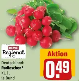 REWE Center Rewe Regional Radieschen Angebot