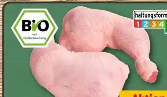 REWE Center Rewe Bio Hähnchen Schenkel mariniert Angebot