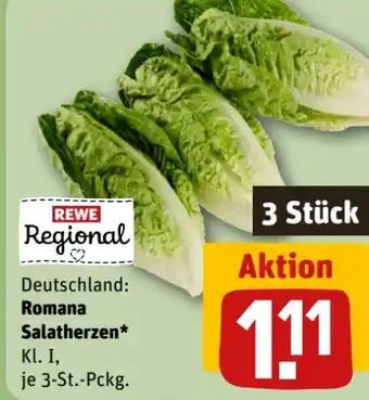 REWE Center Rewe Regional Romana Salatherzen Angebot
