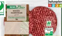REWE Center Rewe Bio Rinder Hamburger Angebot