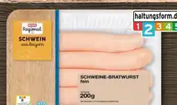 REWE Center Rewe Regional Schweine-Bratwurst Angebot