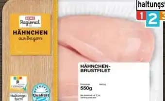 REWE Center Rewe Regional Hähnchen-Brustfilet Angebot