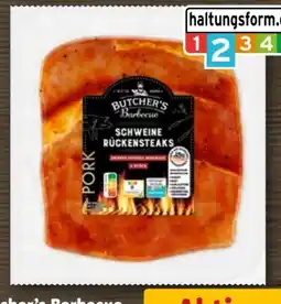 REWE Center Butcher’s Barbecue Schweine-Rückensteaks Angebot