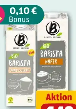REWE Center Berief Bio Haferdrink Angebot