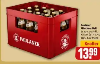 REWE Center Paulaner Münchner Hell Angebot