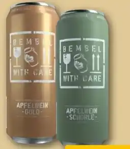 REWE Center Kelterei Krämer Bembel with care Apfelwein Gold Angebot