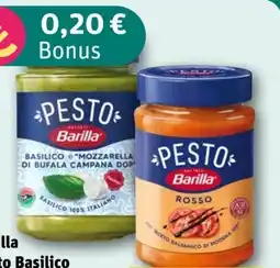 REWE Barilla Pesto Basilico Mozzarella Angebot