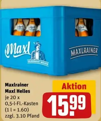 REWE Center Maxlrainer Original Maxl-Helles Angebot