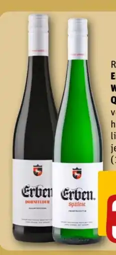 REWE Center Erben Spätlese Angebot