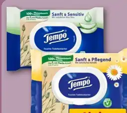 REWE Tempo Feuchtes Toilettenpapier Angebot