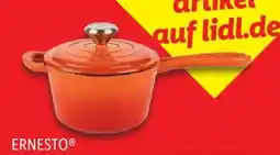 Lidl Ernesto Gusseisen-Stielkasserolle Ø 16 cm Angebot