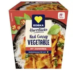 Edeka Edeka Herzstücke Red Curry Vegetable mit Jasmin Reis Angebot