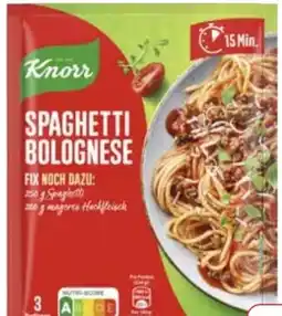Edeka Knorr Fix Spaghetti Bolognese Angebot