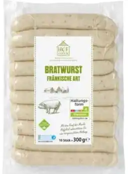 Edeka Hofglück Bratwurst Fränkische Art Angebot