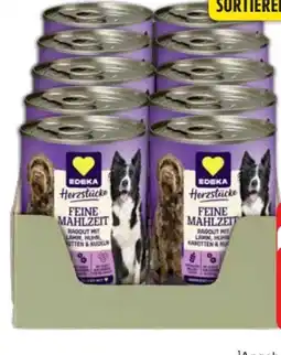 Edeka Edeka Herzstücke Feine Mahlzeit Hunde-Nassnahrung Angebot