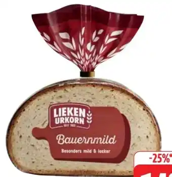 Edeka Lieken Urkorn Brote Angebot