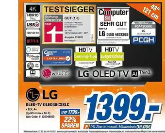 Expert Lg Oled Tv Oled48cx8lc Angebot