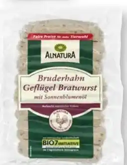 Scheck-in-Center Alnatura Bruderhahn Geflügel Bratwurst Angebot