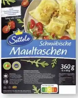 Scheck-in-Center Settele Schwäbische Maultaschen Angebot