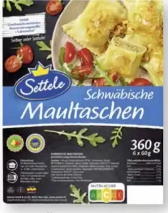Scheck-in-Center Settele Schwäbische Maultaschen Angebot