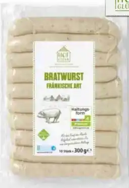 Scheck-in-Center Hofglück Bratwurst Fränkische Art Angebot