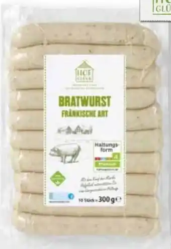 Scheck-in-Center Hofglück Bratwurst Fränkische Art Angebot