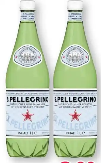 Scheck-in-Center San Pellegrino Mineralwasser Angebot