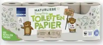 Scheck-in-Center Edeka Naturliebe Recycling Toilettenpapier Angebot