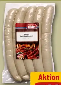 REWE Center Peter Hein Riesen-Rostbratwurst Angebot