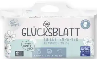 Scheck-in-Center Glücksblatt Toilettenpapier Angebot