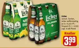 REWE Center Licher Pilsener Angebot