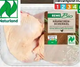 REWE Rewe Bio Bio-Hähnchenschenkel Angebot
