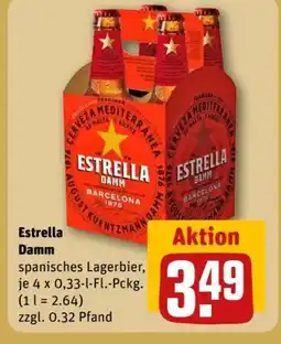 REWE Center Estrella Damm Lagerbier Angebot