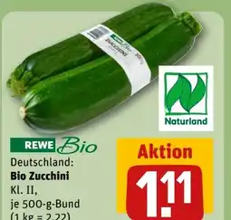 REWE Center Rewe Bio Bio-Zucchini Angebot