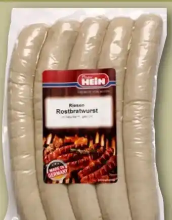 REWE Peter Hein Riesen-Rostbratwurst Angebot