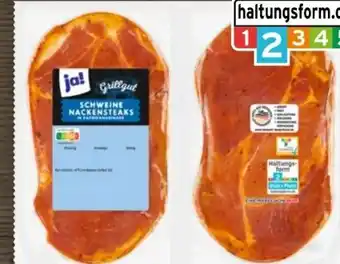 REWE ja! Schweine-Nackensteaks Angebot