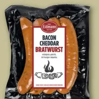REWE Eidmann Bacon Cheddar Bratwurst Angebot