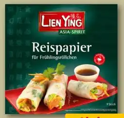 REWE Lien Ying Reispapier für Frühlingsröllchen Angebot