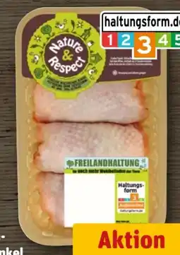 REWE Center Nature & Respect Pollofino Freiland Hähnchen Oberschenkel Angebot